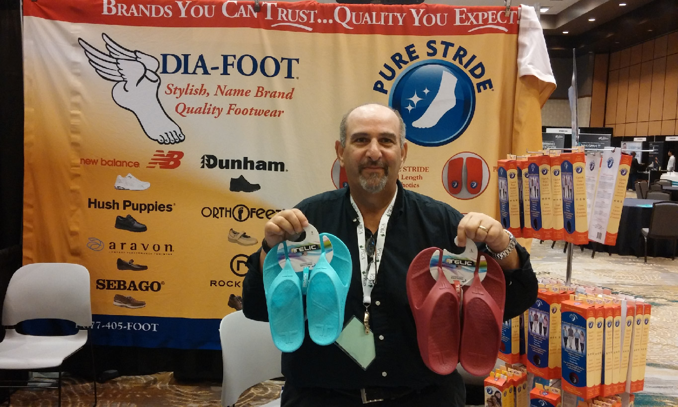 Dia-Foot Booth at the Frisco Podiatry Conference