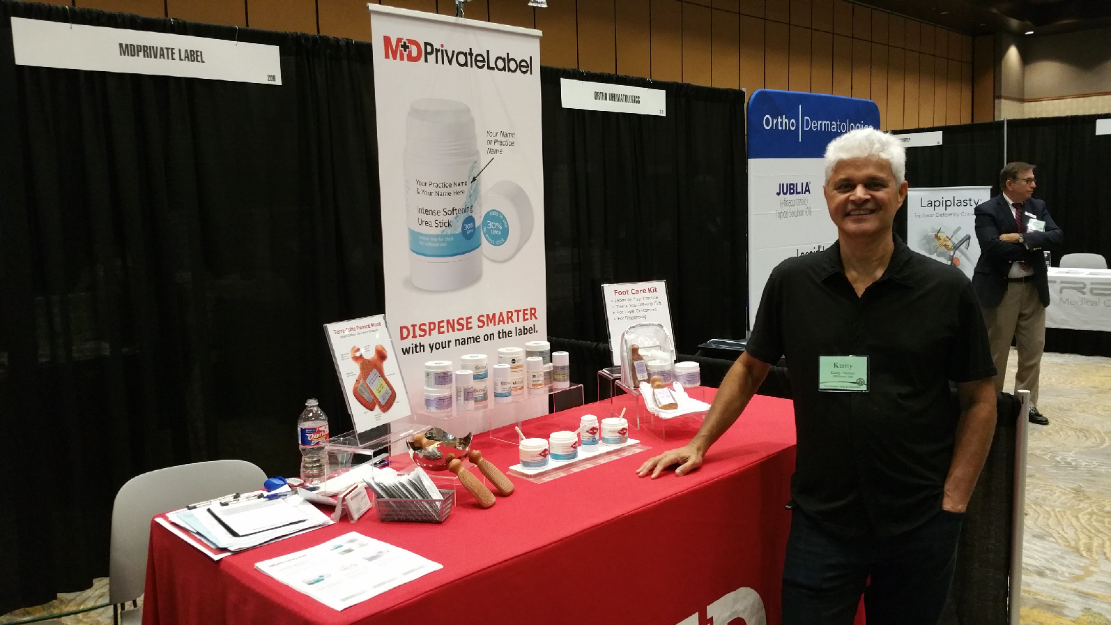 MD Private Label Booth at Frisco Podiatry Conference